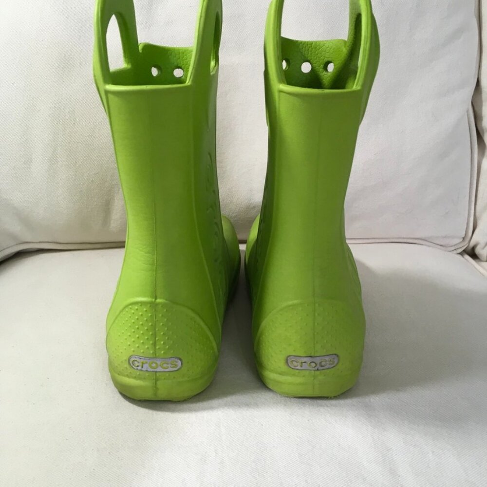 Unisex CROCS Kids Handle It Junior Rain Boots - Picture 4 of 7
